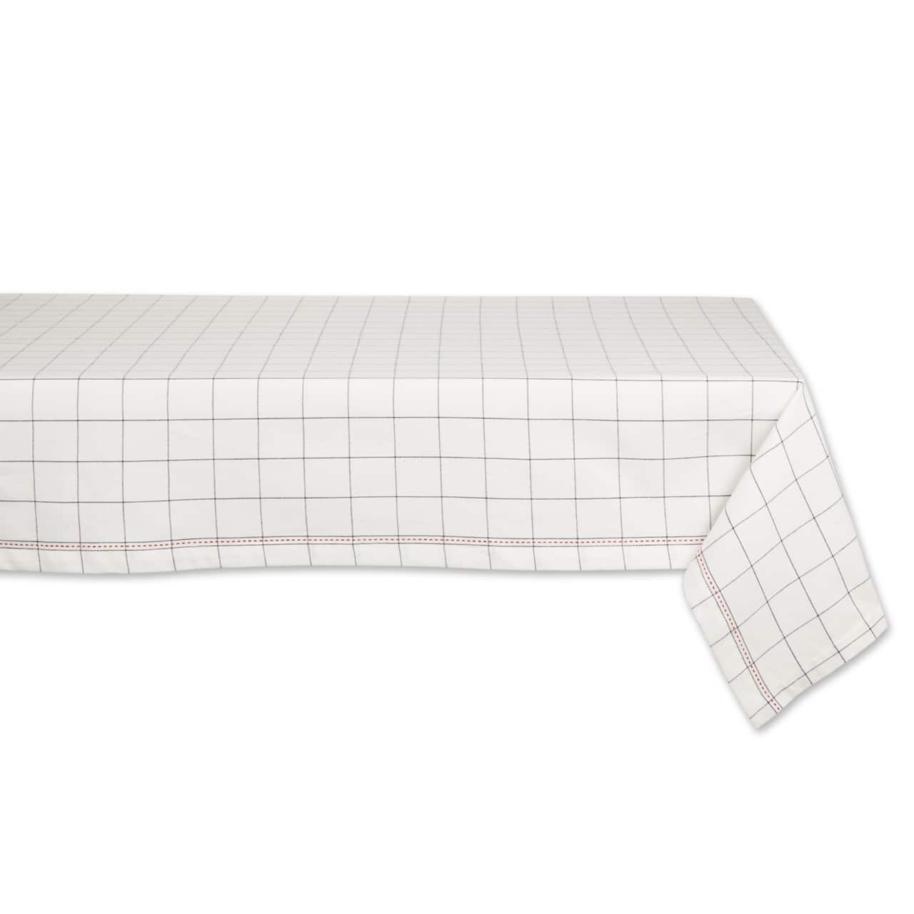 Kitchen Windowpane Tablecloth 60" x 104"